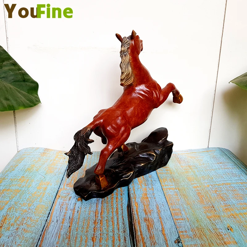 Jumping Horse Statue Bronze Horse Statues Bronze Animal Sculpture Chinese Zodiac Art Desktop Classical Home Decor Ornament
Jumping Horse Statue Bronze Horse Statues Bronze Animal Sculpture Chinese Zodiac Art Desktop Classical Home Decor Ornament
