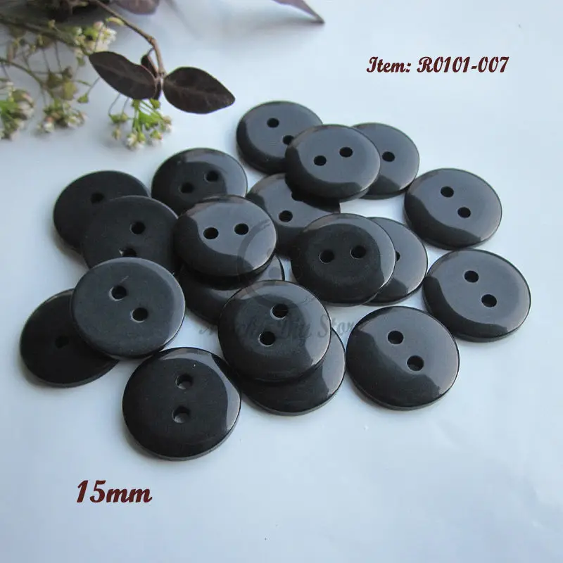 Sewing buttons 250pcs 15mm (5/8") 2 holes bread black resin buttons for clothing sweater cardigan buttons sewing materials
Sewing buttons 250pcs 15mm (5/8") 2 holes bread black resin buttons for clothing sweater cardigan buttons sewing materials