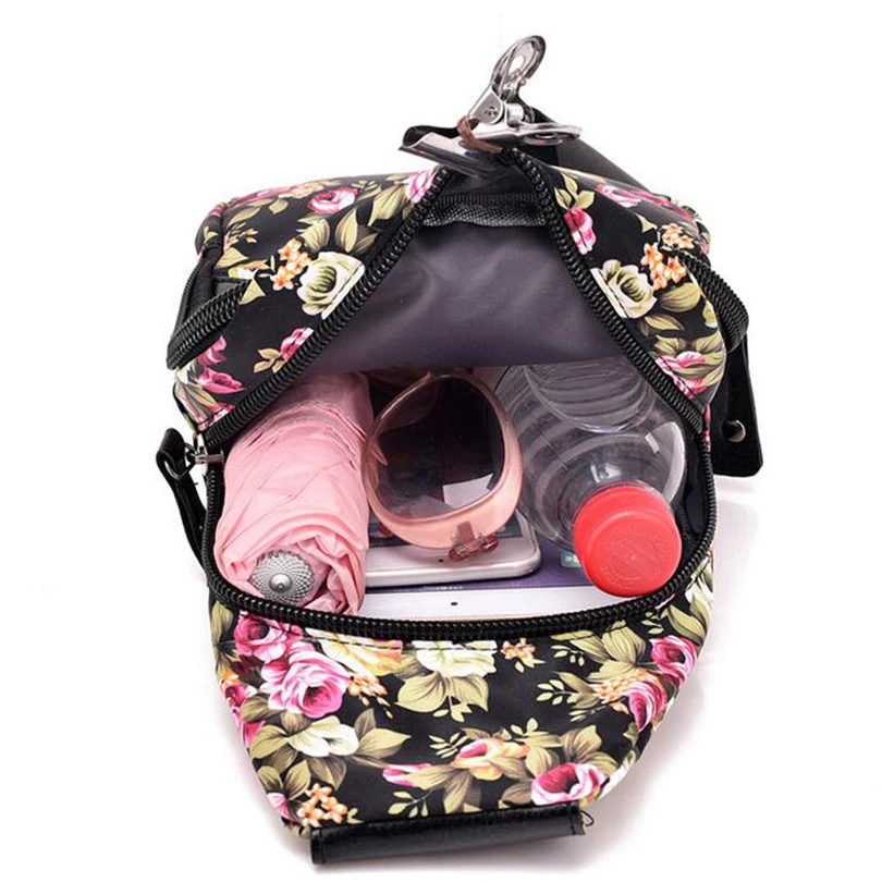 Multi-function Women's chest bag shoulder bag versatile waterproof nylon casual print Floral Messenger Crossbody bag ZP8101
Multi-function Women's chest bag shoulder bag versatile waterproof nylon casual print Floral Messenger Crossbody bag ZP8101