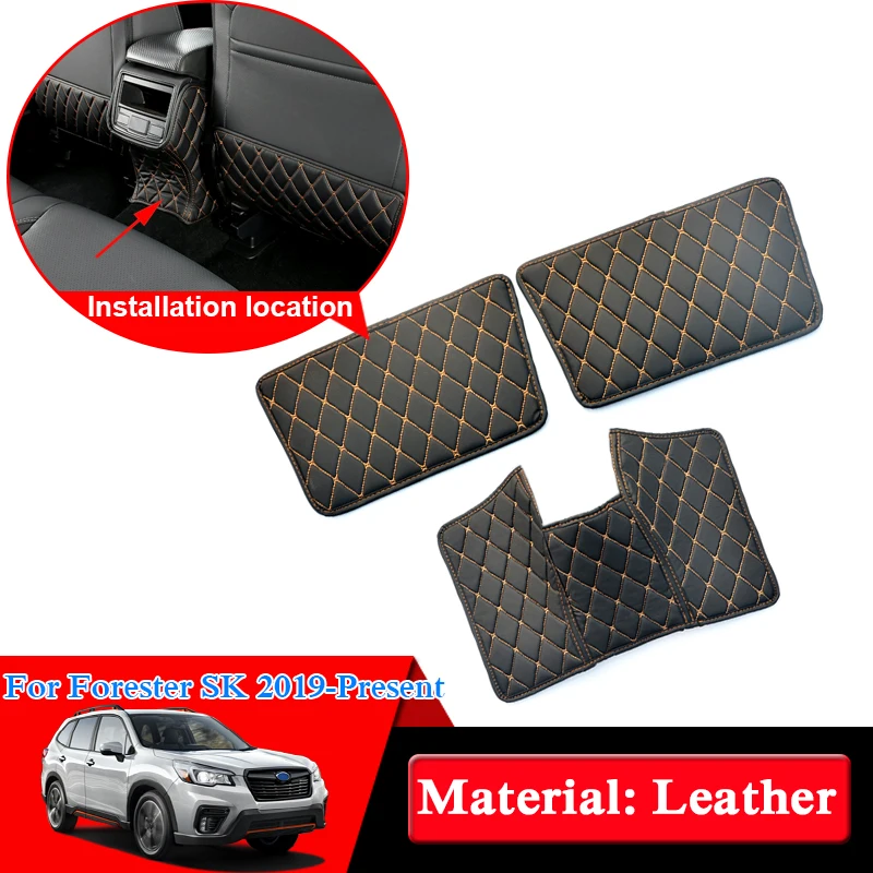 Car Styling 3pcs Leather Seat Back Anti Kick Mats For Subaru Forester SK 2019 Anti-Child-Kick Pad Covers Internal Accessories
Car Styling 3pcs Leather Seat Back Anti Kick Mats For Subaru Forester SK 2019 Anti-Child-Kick Pad Covers Internal Accessories