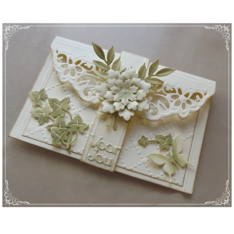 New Lace Edge Die Cut Embossing Scrapbooking Metal Cutting Dies Carbon Steel Template Stencil For Album Decorative DIY Cards
New Lace Edge Die Cut Embossing Scrapbooking Metal Cutting Dies Carbon Steel Template Stencil For Album Decorative DIY Cards