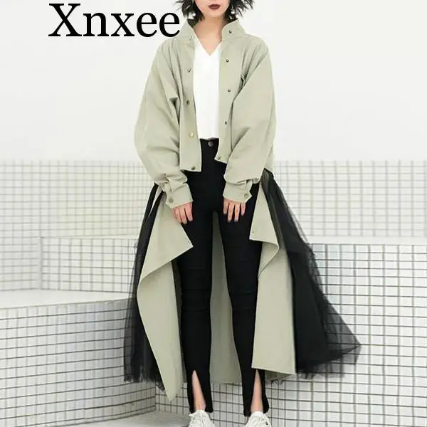 Xnxee Woemen, весеннее Женское пальто 2019, сетчатая прошивка, свободная ветровка, съемное солнцезащитное пальто, многофункциональная одежда
Xnxee Woemen, весеннее Женское пальто 2019, сетчатая прошивка, свободная ветровка, съемное солнцезащитное пальто, многофункциональная одежда