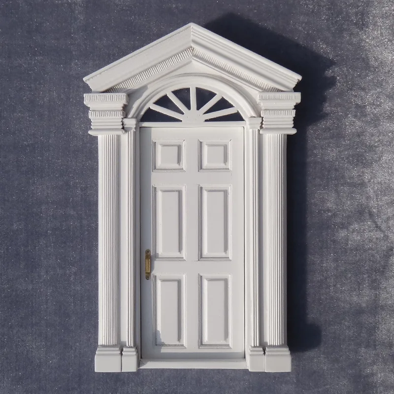 1:12 DIY DOLLHOUSE door Solar gate spire Doll House Cottage double column 6 door white
1:12 DIY DOLLHOUSE door Solar gate spire Doll House Cottage double column 6 door white