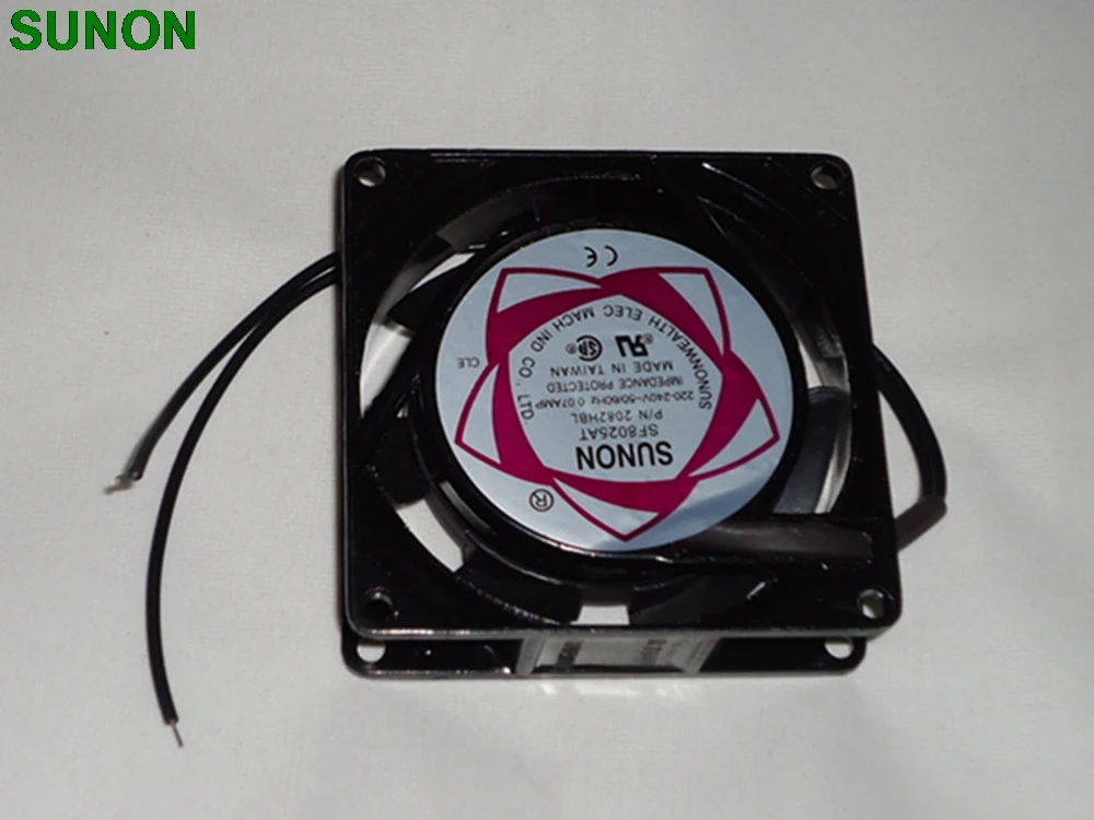 For Sunon 8CM 80*80*25MM 8*8*2.5CM 8025 220V dual ball bearing cooling fan 8CM large favorably
For Sunon 8CM 80*80*25MM 8*8*2.5CM 8025 220V dual ball bearing cooling fan 8CM large favorably