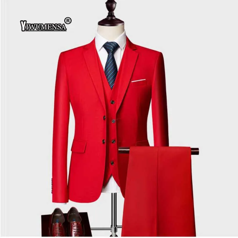 yiwumensa 2018 Two button Red Men Suits Fashion Cotton Men's Slim Fit business Working wedding Suit men Wedding suits For Men
yiwumensa 2018 Two button Red Men Suits Fashion Cotton Men's Slim Fit business Working wedding Suit men Wedding suits For Men