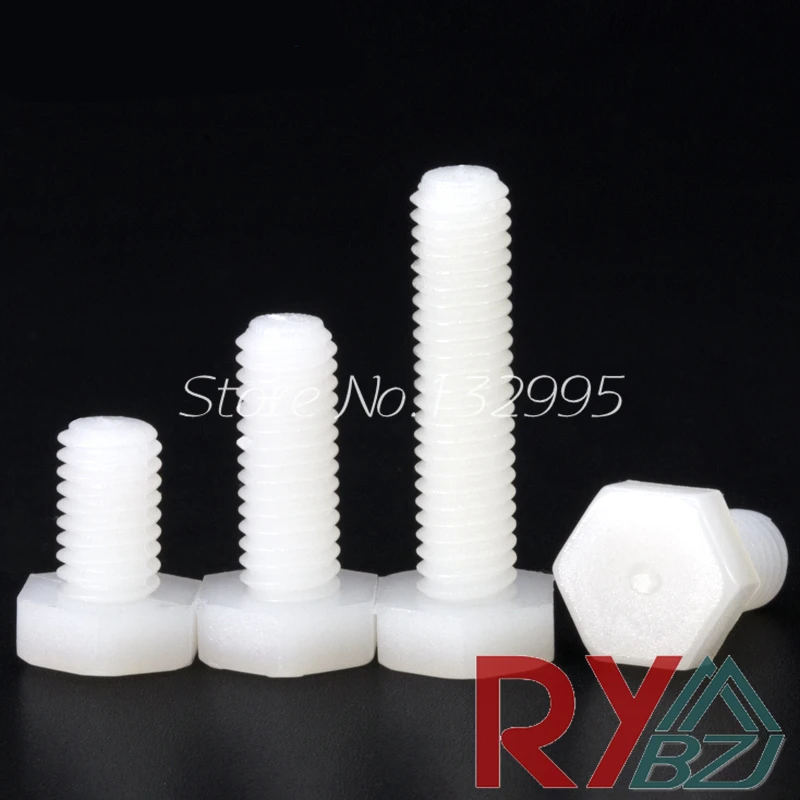 Nylon Hexagon bolt PA66 Nylon hex bolt plastic screw White color Nylon DIN933 M3 M4 M5 M6 M8 M10 M12
Nylon Hexagon bolt PA66 Nylon hex bolt plastic screw White color Nylon DIN933 M3 M4 M5 M6 M8 M10 M12