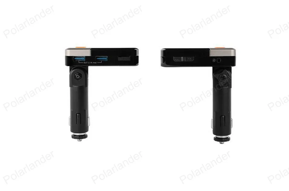 

New Smartphone BluetoothMP3 Player Handsfree Car Kit Dual USB Charger FM Transmitter Handsfree with Micro SD/TF Card Reader