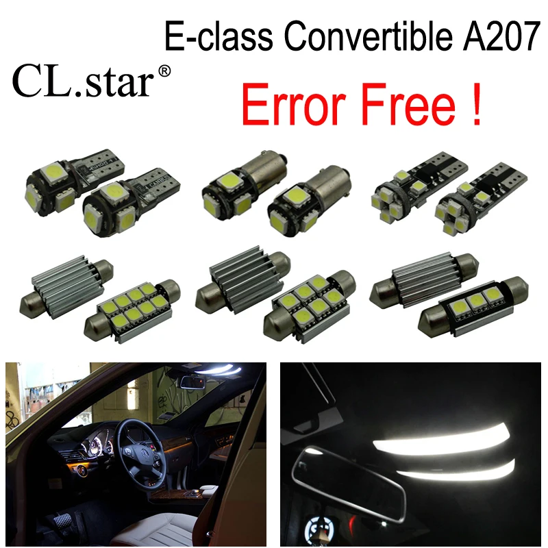 Комплект светодиодного освещения для салона Mercedes E class A207 15 светодиодный т.