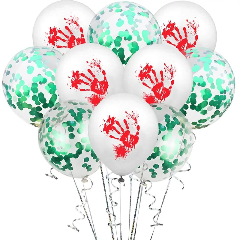 8-Season 10pcs Halloween Pumpkin Ghost Skull Blood Hand Foil Balloons For Halloween Party Favor Helium Globos Decoration
8-Season 10pcs Halloween Pumpkin Ghost Skull Blood Hand Foil Balloons For Halloween Party Favor Helium Globos Decoration