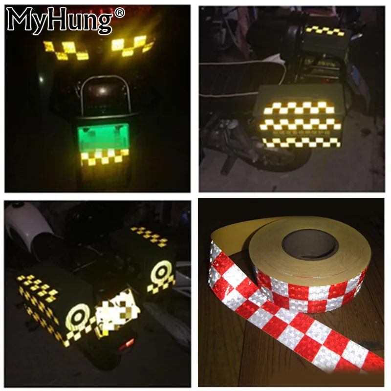 5x300cm Chequer Reflective Safety Warning Conspicuity Tape Marking Film Car Sticker for Industry Transport Contruction Range
5x300cm Chequer Reflective Safety Warning Conspicuity Tape Marking Film Car Sticker for Industry Transport Contruction Range