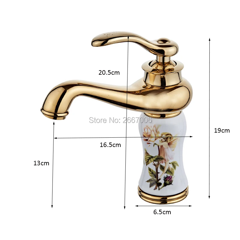 Free Shipping Promotional Golden Tap One handle white ceramic butterfly girl Design bathroom basin faucet with Procelain ZR482
Free Shipping Promotional Golden Tap One handle white ceramic butterfly girl Design bathroom basin faucet with Procelain ZR482