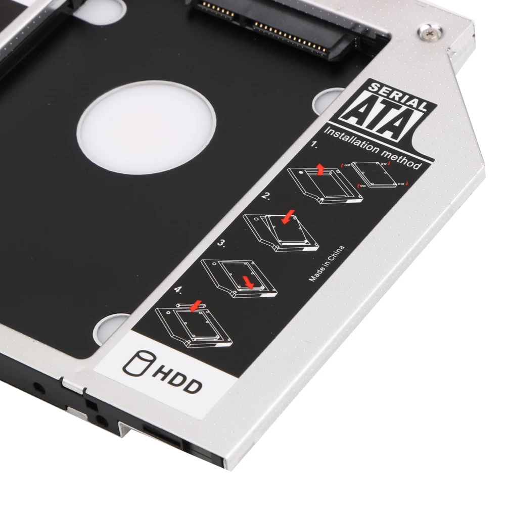 Aluminum Universal 9.5mm SATA 3.0 LED Indicator 2nd HDD Caddy Bay 2.5 Inch 7mm 9mm HDD SSD Case Enclosure for Laptop CD-ROM
Aluminum Universal 9.5mm SATA 3.0 LED Indicator 2nd HDD Caddy Bay 2.5 Inch 7mm 9mm HDD SSD Case Enclosure for Laptop CD-ROM