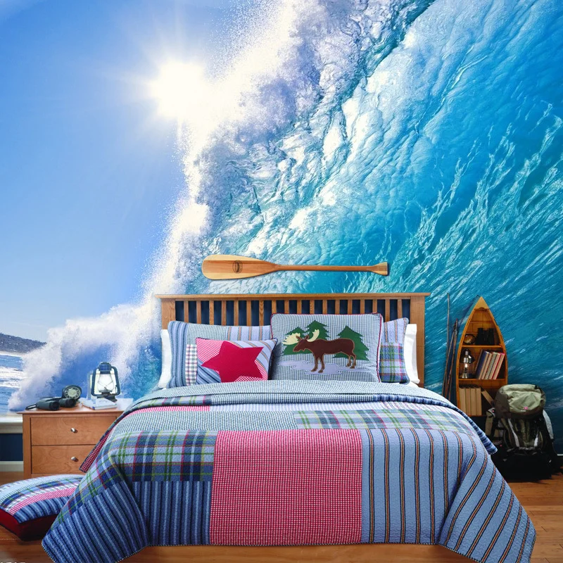 Custom photo wallpaper 3D space wallpaper blue ocean waves wallpaper children room bedside surge wallpaper mural
Custom photo wallpaper 3D space wallpaper blue ocean waves wallpaper children room bedside surge wallpaper mural