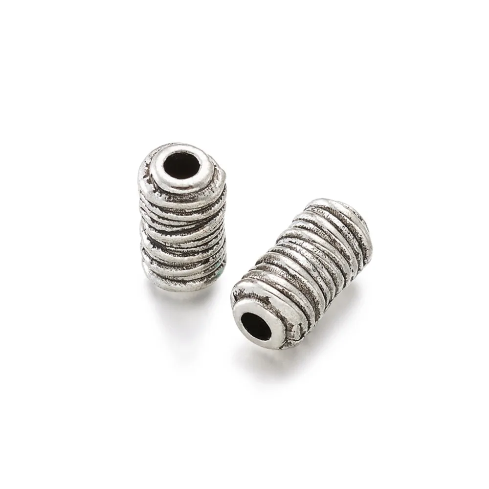 1000pcs Tibetan Style Column Alloy Metal Beads Lead Free & Nickel Free & Cadmium Free, Antique Silver Color 6mm wide 11mm long
1000pcs Tibetan Style Column Alloy Metal Beads Lead Free & Nickel Free & Cadmium Free, Antique Silver Color 6mm wide 11mm long