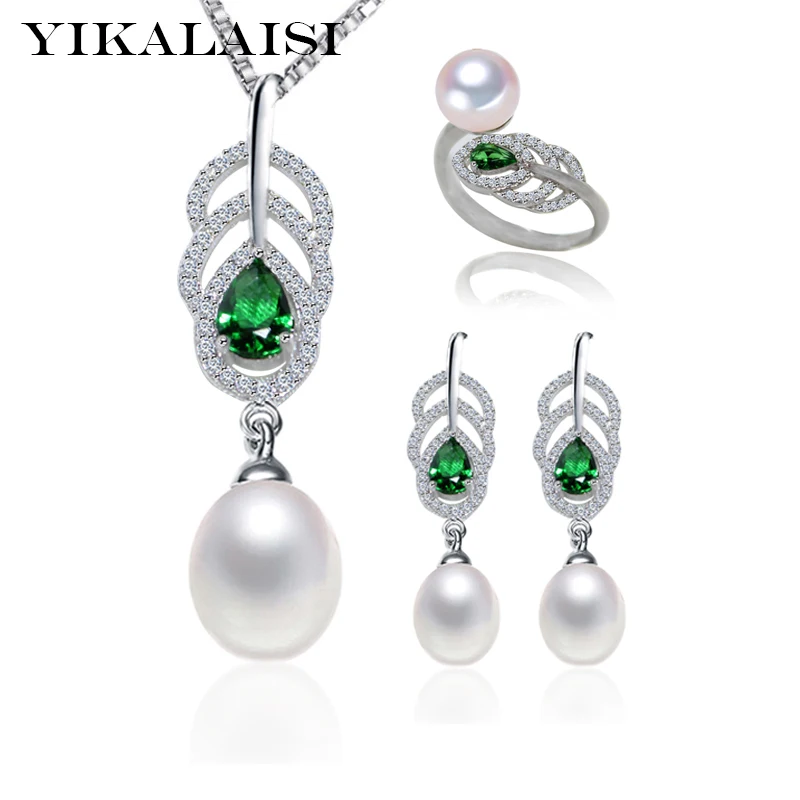 YIKALAISI 2017 100% natural freshwater pearl set 8-9mm pearl 925 Sterling Silver jewelry ring stud Earrings Pendant For Women
YIKALAISI 2017 100% natural freshwater pearl set 8-9mm pearl 925 Sterling Silver jewelry ring stud Earrings Pendant For Women