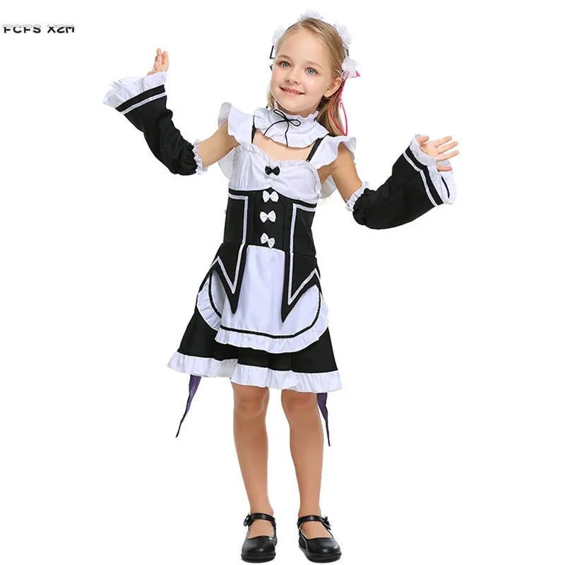 Костюм Рам рем для девочек на Хэллоуин, Детский костюм горничной Re:Zero kara Hajimeru Isekai Seikatsu, начни жизнь в другом мире
Костюм Рам рем для девочек на Хэллоуин, Детский костюм горничной Re:Zero kara Hajimeru Isekai Seikatsu, начни жизнь в другом мире