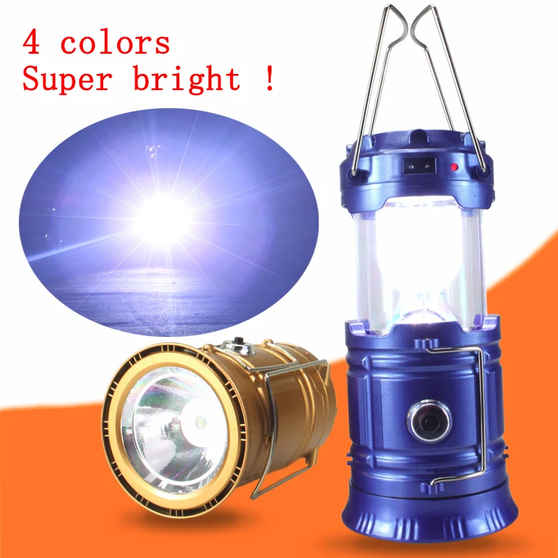 Portable 6LED Outdoor Emergency Solar Charging Camping Lamp 2 In 1 Flashlight Hand Lamp Outdoor Hiking Lanterns Tent Lights
Portable 6LED Outdoor Emergency Solar Charging Camping Lamp 2 In 1 Flashlight Hand Lamp Outdoor Hiking Lanterns Tent Lights