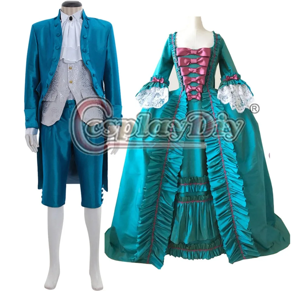 Cosplaydiy мужские и женские синие Рококо Мария Антуанетта бальное платье элегантный готический аристократический костюм свадебный костюм для пар L320
Cosplaydiy мужские и женские синие Рококо Мария Антуанетта бальное платье элегантный готический аристократический костюм свадебный костюм для пар L320