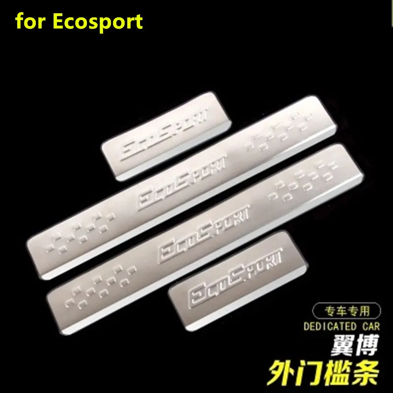 Auto parts Stainless Steel Car Door Sill Scuff Plate Guard Sill For Ford Ecosport 2013-2018 Car styling
Auto parts Stainless Steel Car Door Sill Scuff Plate Guard Sill For Ford Ecosport 2013-2018 Car styling