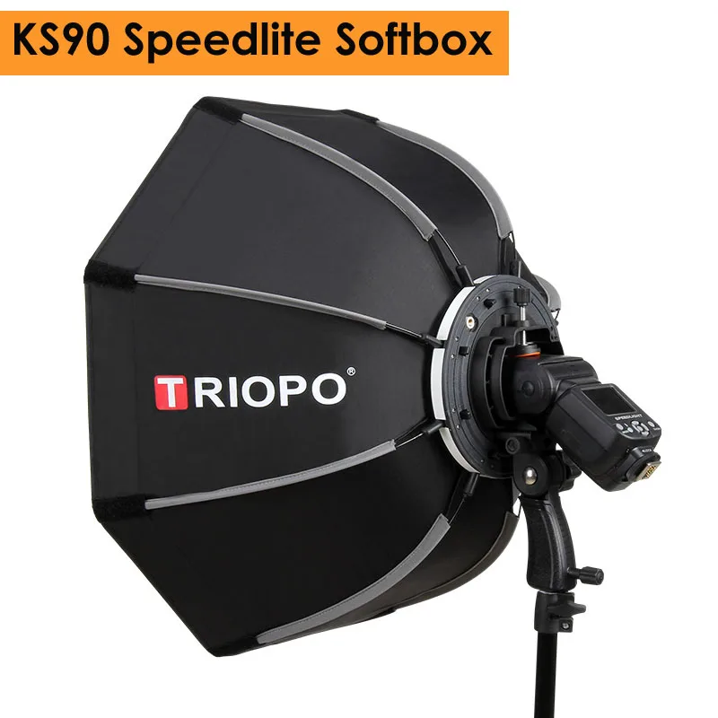 Triopo 90cm Speedlite Flash Octagon Umbrella Softbox Photo Portable Outdoor Soft Box for Godox V860II TT600 YN560IV YN568EX
Triopo 90cm Speedlite Flash Octagon Umbrella Softbox Photo Portable Outdoor Soft Box for Godox V860II TT600 YN560IV YN568EX