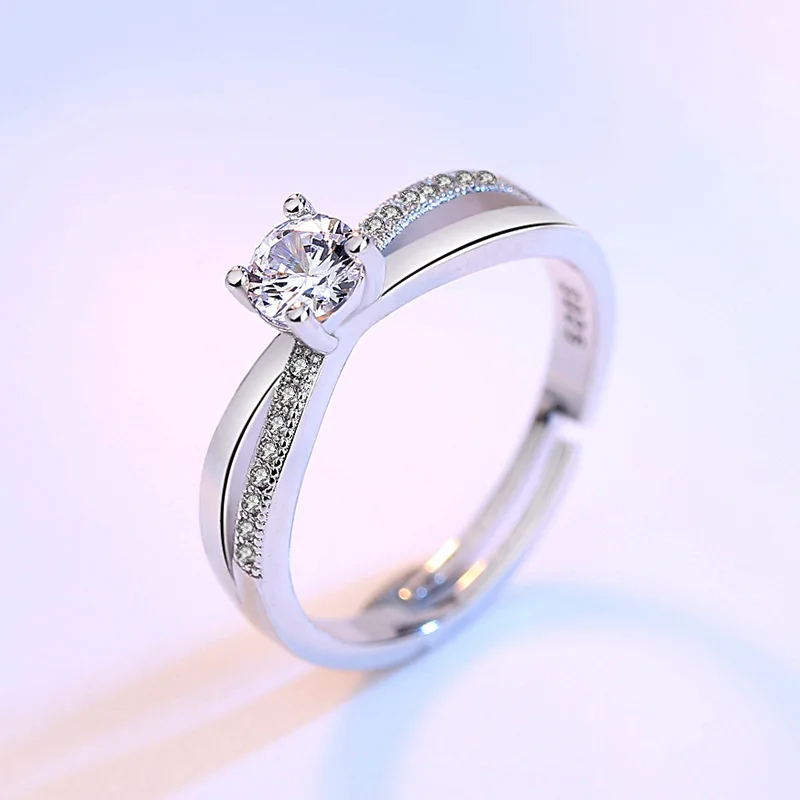 100% 925 sterling silver fashion shiny crystal ladies`wedding rings jewelry female women finger ring gift no fade Anti allergy
100% 925 sterling silver fashion shiny crystal ladies`wedding rings jewelry female women finger ring gift no fade Anti allergy