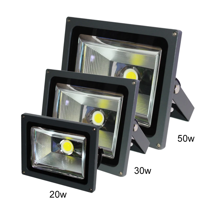 

Refletor LED Flood Light 20w 30w 50w 85~265V waterproof IP65 foco projecteur COB Led Floodlight Outdoor Lighting Spotlight