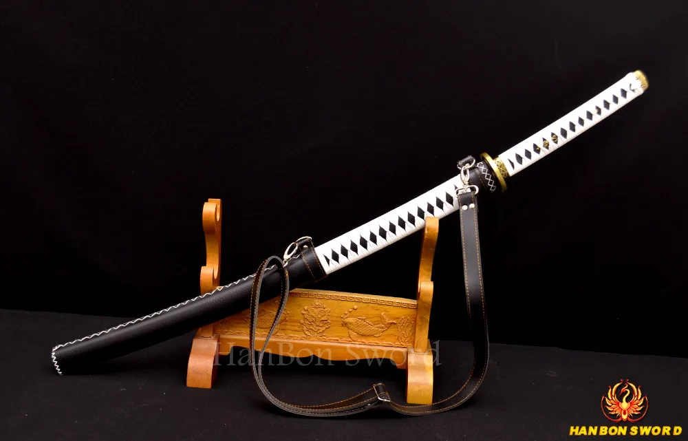 Handmade Japanese Walking Dead Swords Leather Wrapped Saya Damascus Steel - Michonne's Katana Sword Zombie Killer Sharp 
Handmade Japanese Walking Dead Swords Leather Wrapped Saya Damascus Steel - Michonne's Katana Sword Zombie Killer Sharp
