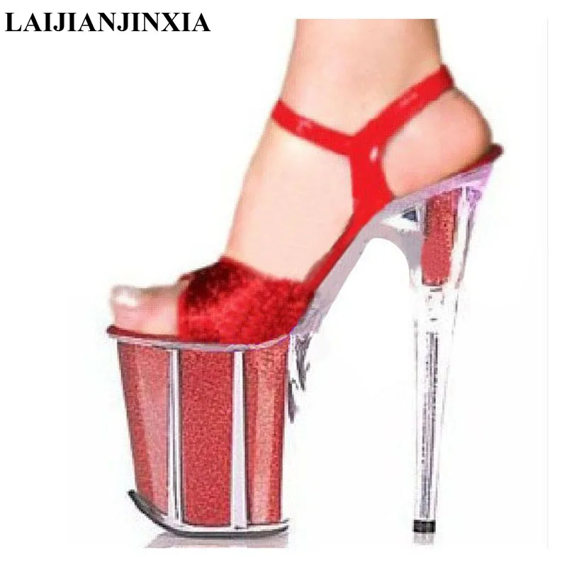 LAIJIANJINXIA Large particles gree Hong Kong and Taiwan star 20 cm elegant color performance shoes Super high heels sandals
LAIJIANJINXIA Large particles gree Hong Kong and Taiwan star 20 cm elegant color performance shoes Super high heels sandals