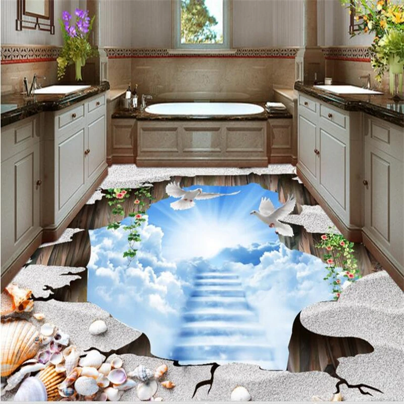 beibehang Custom non-woven wallpaper HD naked eye 3D wonders floor living room bathroom thickened to paste
beibehang Custom non-woven wallpaper HD naked eye 3D wonders floor living room bathroom thickened to paste