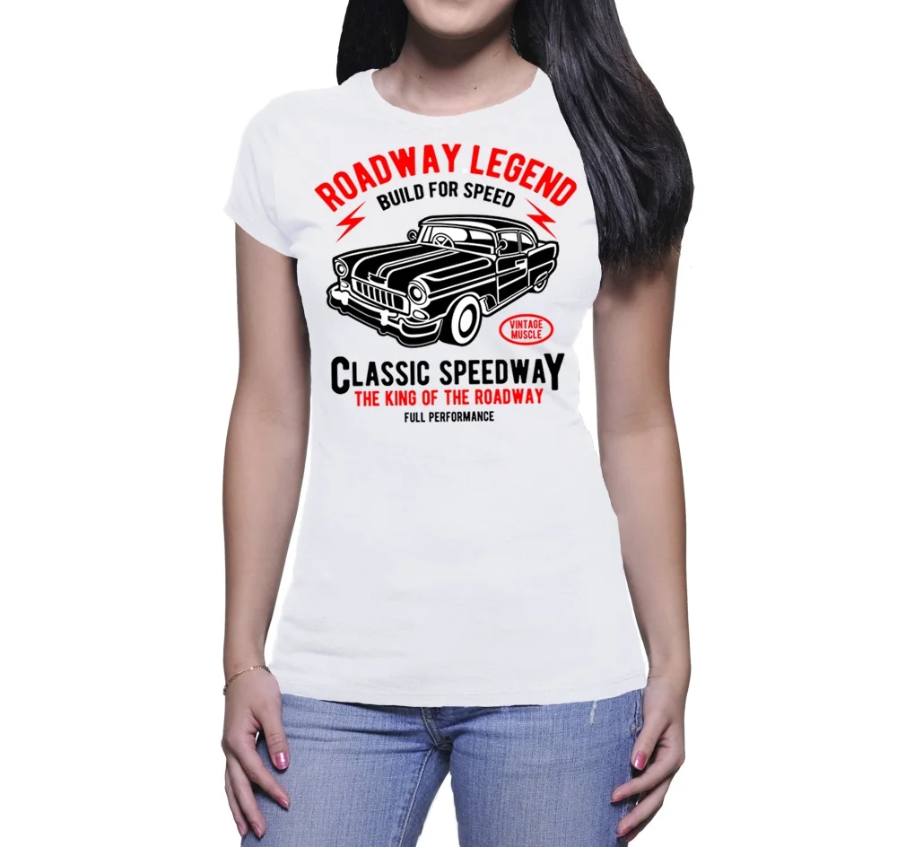 2019 New Summer Slim fit T-shirt T - SHIRT DONNA ROADWAY LEGEND CLASSIC SPEEDWAY Women cute Tee Shirt
2019 New Summer Slim fit T-shirt T - SHIRT DONNA ROADWAY LEGEND CLASSIC SPEEDWAY Women cute Tee Shirt