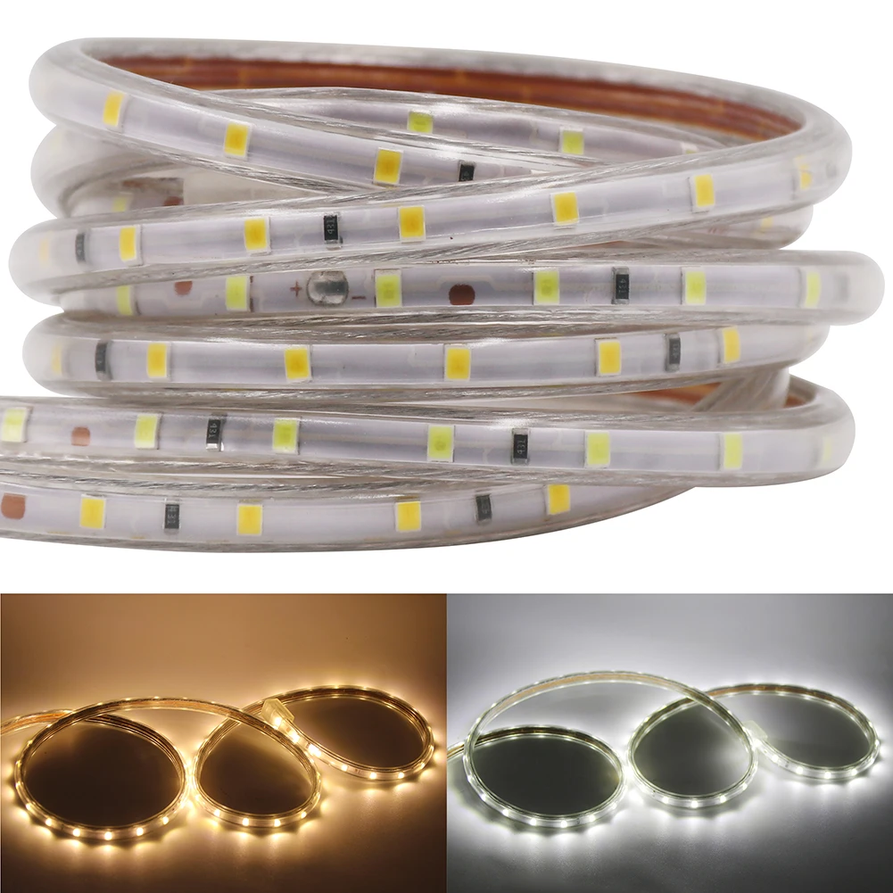 AC 220V SMD2835 LED Strip Light Flexible LED Tape 60LEDs/M Waterproof LED Ribbon with EU Plug for Home Decoration LED Strip
AC 220V SMD2835 LED Strip Light Flexible LED Tape 60LEDs/M Waterproof LED Ribbon with EU Plug for Home Decoration LED Strip