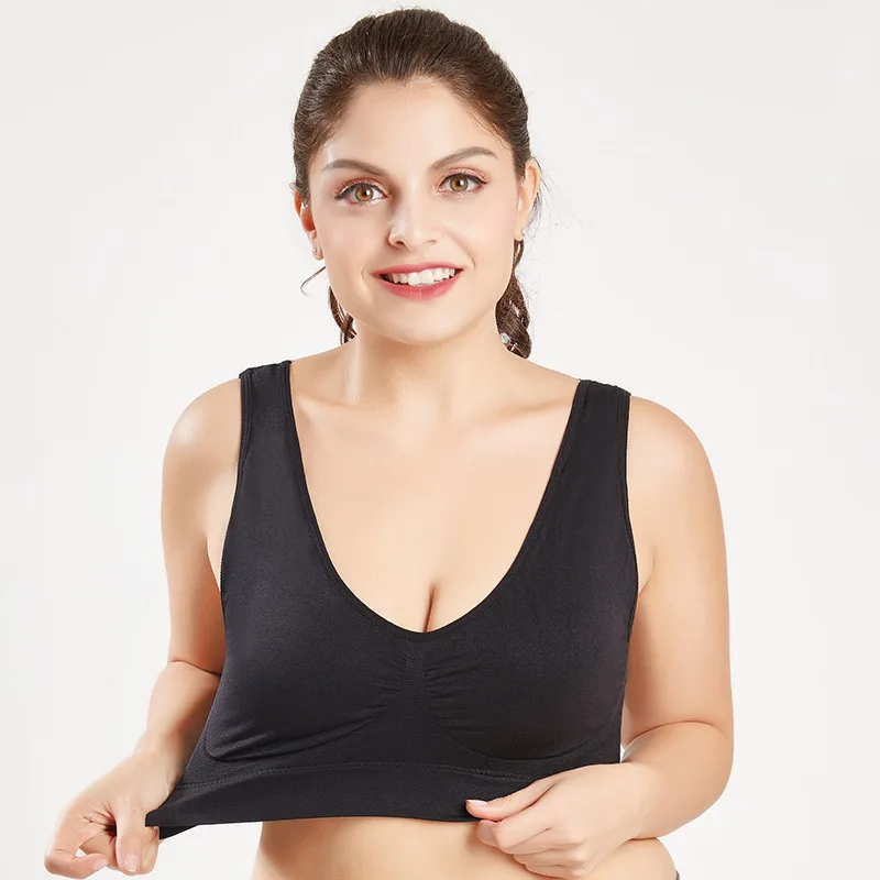 Plus Size Bras For Women Seamless Bra With Pads Big Size 5XL 6XL Up Brassiere Bra Vest Wireless
Plus Size Bras For Women Seamless Bra With Pads Big Size 5XL 6XL Up Brassiere Bra Vest Wireless