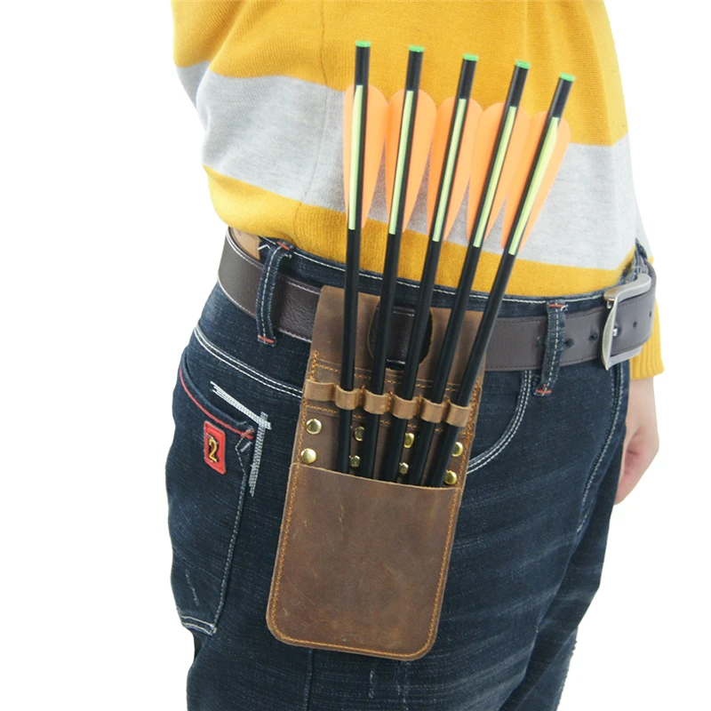 Traditional Archery Arrow Pocket Quiver For Hunting Shooting Game Waist Hip Arrow Holder 6 Arrows Case Easily Carrying Pouch Bag
Traditional Archery Arrow Pocket Quiver For Hunting Shooting Game Waist Hip Arrow Holder 6 Arrows Case Easily Carrying Pouch Bag