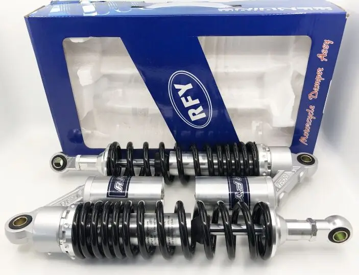 New 350mm 360mm 8mm spring shock absorber motorcycle air impact device for Yamaha suzuki kawasaki Honda CB750 Black and silver
New 350mm 360mm 8mm spring shock absorber motorcycle air impact device for Yamaha suzuki kawasaki Honda CB750 Black and silver