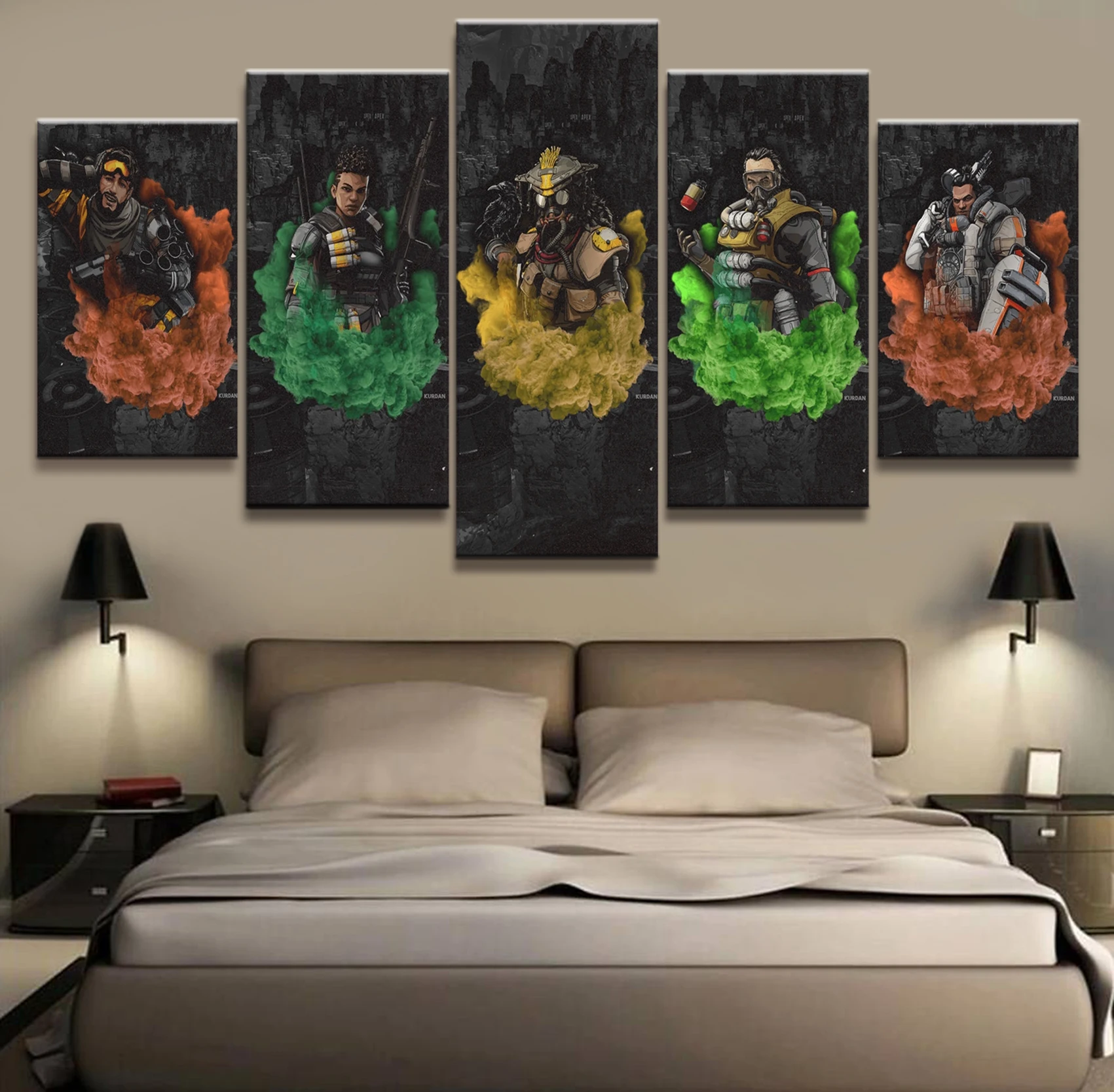 5 Piece Cartoon Pictures Artwork Apex Legends Game Poster Paintings Canvas Art for Home Decor Wall Art
5 Piece Cartoon Pictures Artwork Apex Legends Game Poster Paintings Canvas Art for Home Decor Wall Art