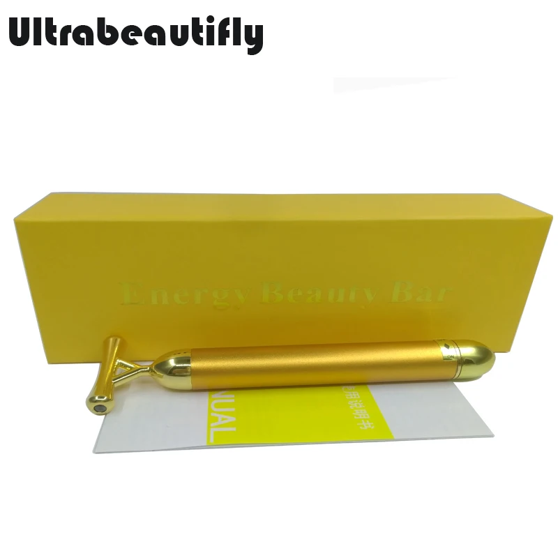 Y Shape 24K Gold Facial Beauty Energy Beauty Bar Stick Fat Burn Double Chin Wrinkle Edema Removal Face Slimming Beauty Massager
Y Shape 24K Gold Facial Beauty Energy Beauty Bar Stick Fat Burn Double Chin Wrinkle Edema Removal Face Slimming Beauty Massager