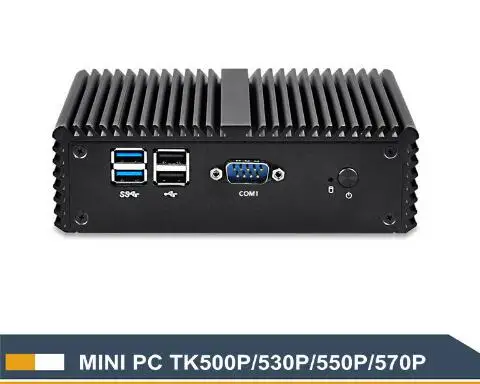 Промышленные i7 Мини-ПК безвентиляторный 4 com 2 LAN HDMI г Оперативная память 128 SSD i5
