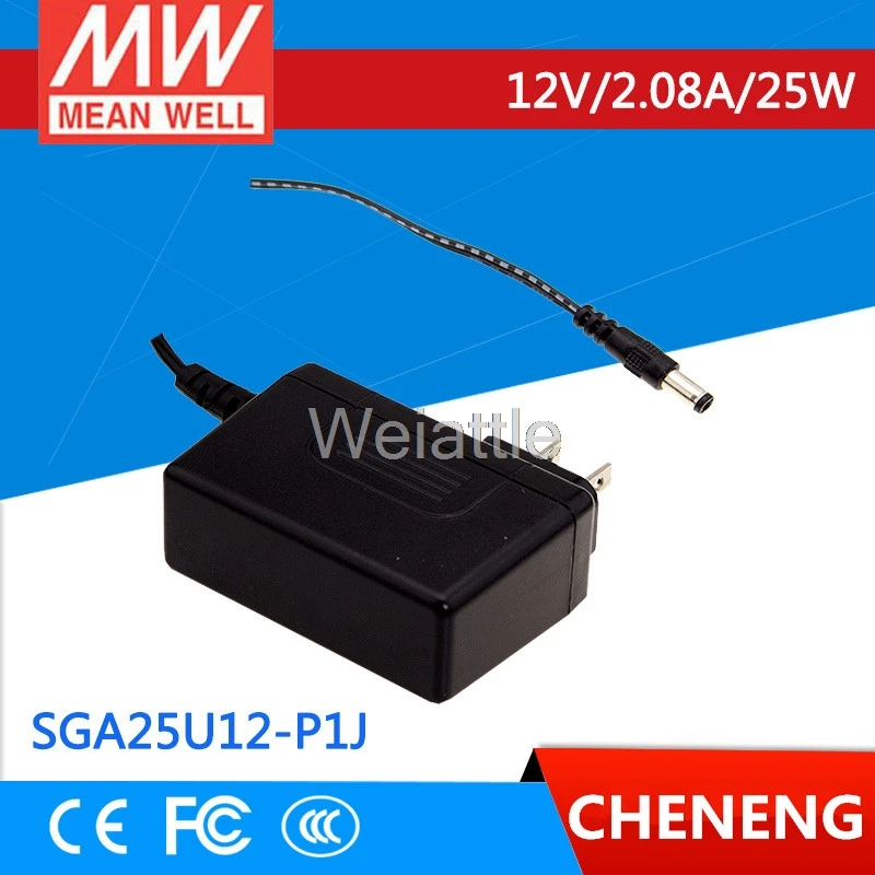 MEAN WELL оригинальный SGA25U12-P1J 12В 2.08A meanwell SGA25U 12В 25Вт AC-DC Высокая надежность тонкий настенный адаптер
MEAN WELL оригинальный SGA25U12-P1J 12В 2.08A meanwell SGA25U 12В 25Вт AC-DC Высокая надежность тонкий настенный адаптер