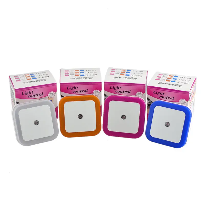 Mini Light Sensor Control Night Light Novelty Square Bedroom lamp For Baby Gift Romantic White Blue Red Yellow Lights US Plug
Mini Light Sensor Control Night Light Novelty Square Bedroom lamp For Baby Gift Romantic White Blue Red Yellow Lights US Plug