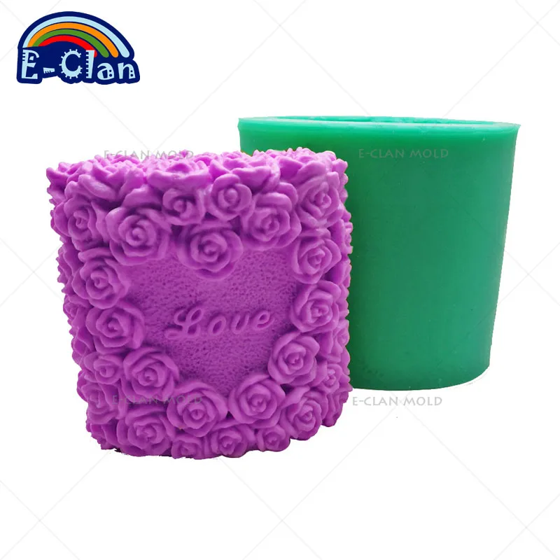 Wedding Party Diy Molds For Cake Decorating 3D Cylindrical Heart Rose Candle Polymer Clay Soap Form Chocolate Molud S0222HM
Wedding Party Diy Molds For Cake Decorating 3D Cylindrical Heart Rose Candle Polymer Clay Soap Form Chocolate Molud S0222HM