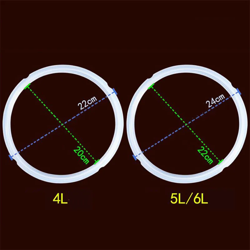 20/24cm Practial Pressure Cookers White Silicone Rubber Gasket Sealing Ring Pressure Cooker Seal Ring Kitchen Cooking Tools
20/24cm Practial Pressure Cookers White Silicone Rubber Gasket Sealing Ring Pressure Cooker Seal Ring Kitchen Cooking Tools