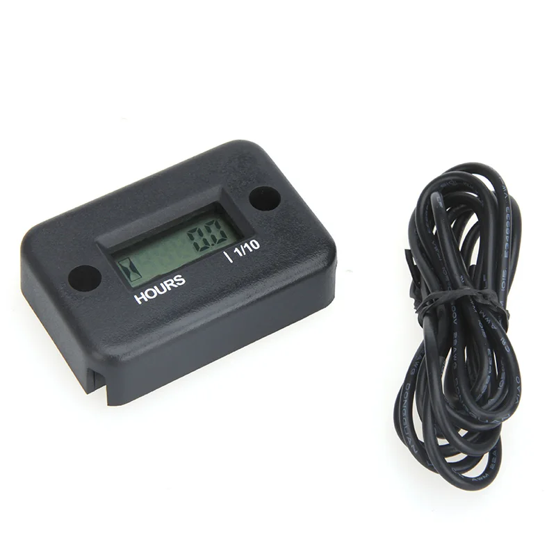 Digital Hour Meter Gauge LCD for Gasoline Engine Racing Motorcycle ATV Mower Snowmobile 0.1/99999Hrs 6 Colors Optional
Digital Hour Meter Gauge LCD for Gasoline Engine Racing Motorcycle ATV Mower Snowmobile 0.1/99999Hrs 6 Colors Optional
