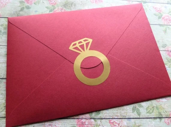 customize foil gold Ring stickers, engagement diamond ring decals, gold envelope seals, wedding invitation seal
customize foil gold Ring stickers, engagement diamond ring decals, gold envelope seals, wedding invitation seal