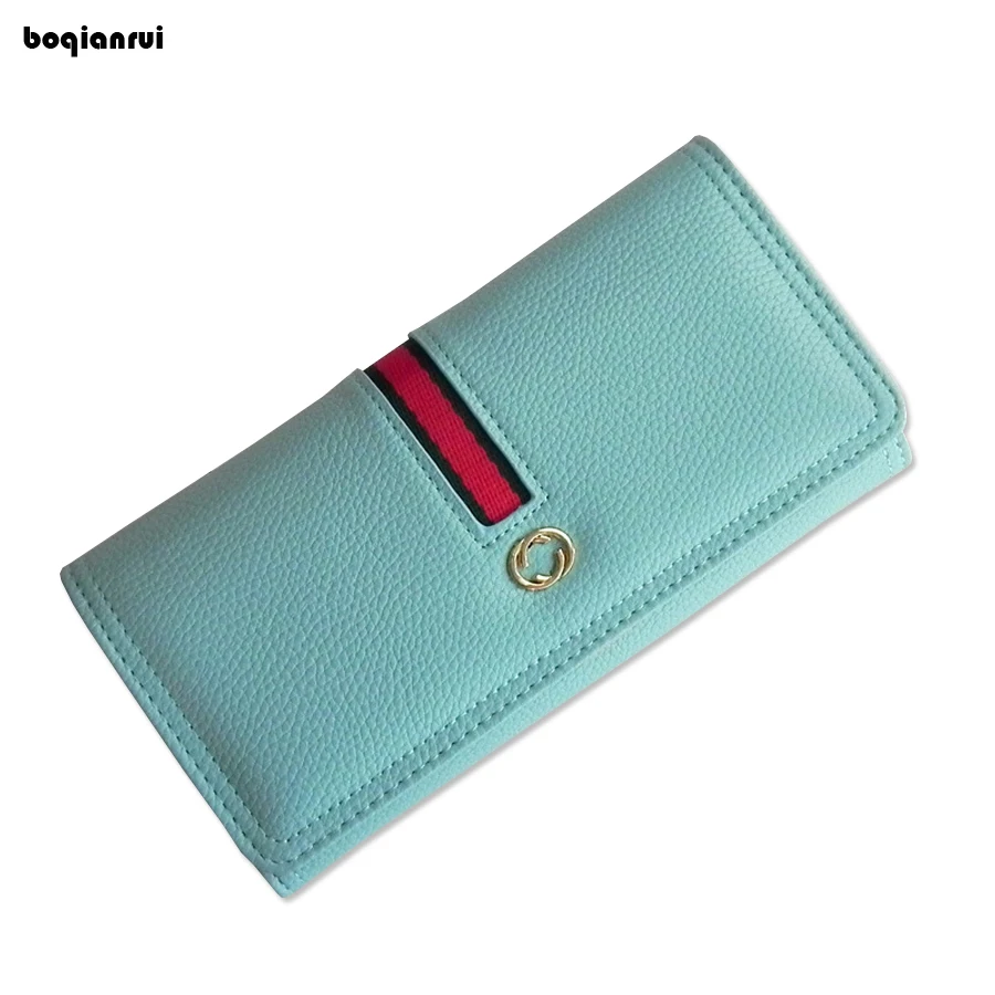 European and American Style Women Wallets Long PU Leather Wallet Female Patchwork Clutch Coin Purse Ladies Standard Wallets
European and American Style Women Wallets Long PU Leather Wallet Female Patchwork Clutch Coin Purse Ladies Standard Wallets