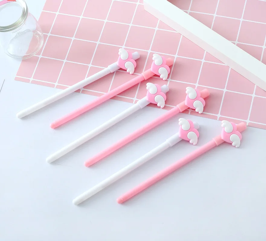 1 Pcs Pink Girl Lovely Wings Black Neutral Pen Student Office Signature Learning Supplies Kawaii School Supplies Pen for Writing
1 Pcs Pink Girl Lovely Wings Black Neutral Pen Student Office Signature Learning Supplies Kawaii School Supplies Pen for Writing