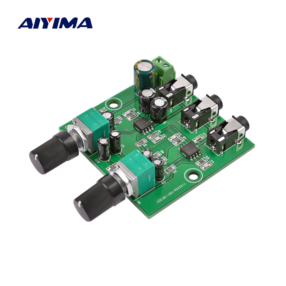 AIYIMA 2Way Stereo Audio Signal Mixer Board Multi-Channels Mixing Board for One Way amplification Output Headset Amplifier Audio
AIYIMA 2Way Stereo Audio Signal Mixer Board Multi-Channels Mixing Board for One Way amplification Output Headset Amplifier Audio