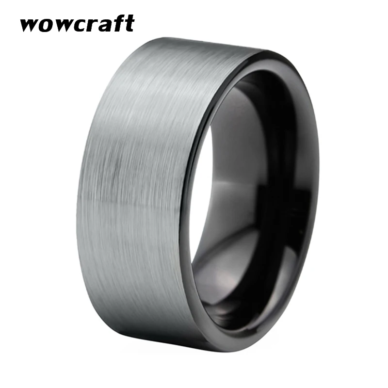 10mm Black Tungsten Carbide Rings for Men Wedding Bands Pip Cut Surface Matte Finish US Size 5-15 Including Half
10mm Black Tungsten Carbide Rings for Men Wedding Bands Pip Cut Surface Matte Finish US Size 5-15 Including Half