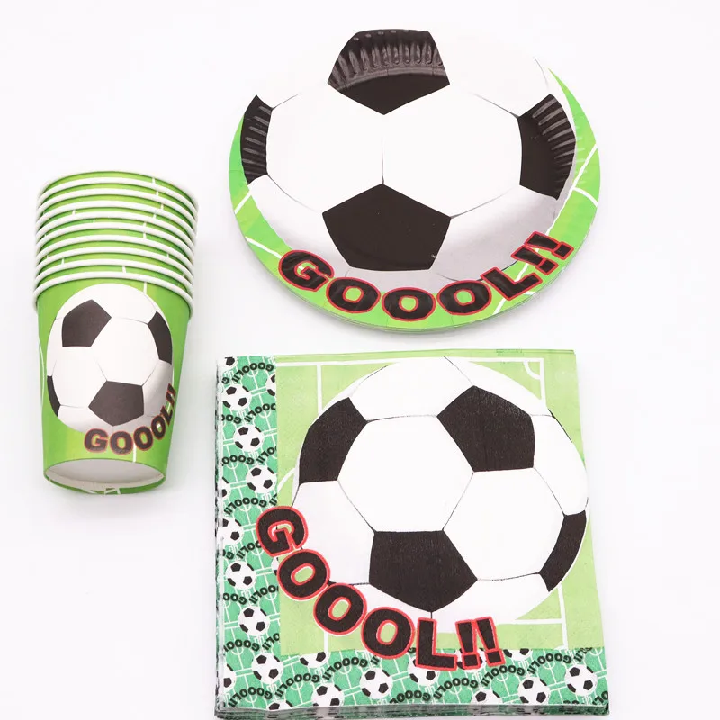 40Pcs Football cartoon Party Decoration Plates Cups Napkins Cover Baby Shower Birthday Decors Kids Party Supplies
40Pcs Football cartoon Party Decoration Plates Cups Napkins Cover Baby Shower Birthday Decors Kids Party Supplies