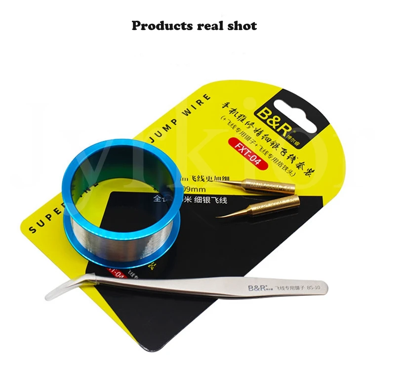 Jyrkior Ultra-Fine Silver Flying Wire Set CPU Welding Pad Flying Wire Mainboard Fingerprint Repair Maintenance Solder Jump Line
Jyrkior Ultra-Fine Silver Flying Wire Set CPU Welding Pad Flying Wire Mainboard Fingerprint Repair Maintenance Solder Jump Line