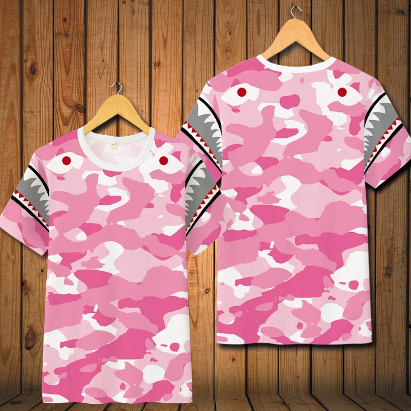 Japanese tide brand Creative camouflage printing unisex short sleeve t-shirt Summer 2018 breathable quality t shirt men S-6XL
Japanese tide brand Creative camouflage printing unisex short sleeve t-shirt Summer 2018 breathable quality t shirt men S-6XL